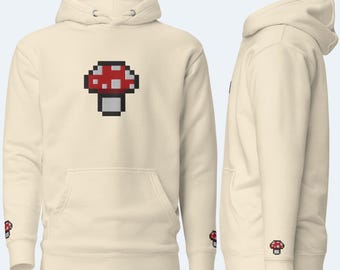 Embroidered Mushroom Hoodie | Oversized Hoodie, Magic Mushroom, Cool Stuff, Embroidered Sweatshirt, Unisex Hoodie, Aesthetic Hoodie