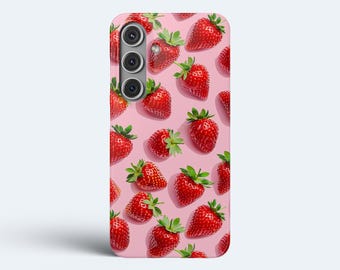 Strawberry Phone Case | Devil Fruit, Samsung s21 Case, Cute Phone Case, s21 Ultra Case, Rare Fruit, Samsung s24 Ultra Case, Gift For Her