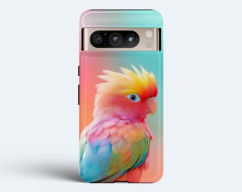 Tropical Phone Case | Pixel 8 Pro Case, Aesthetic Phone Case, Bird Lover Gift, Pixel 9 Case, Tough Cases, Cute Phone Case, Pixel 6 Case