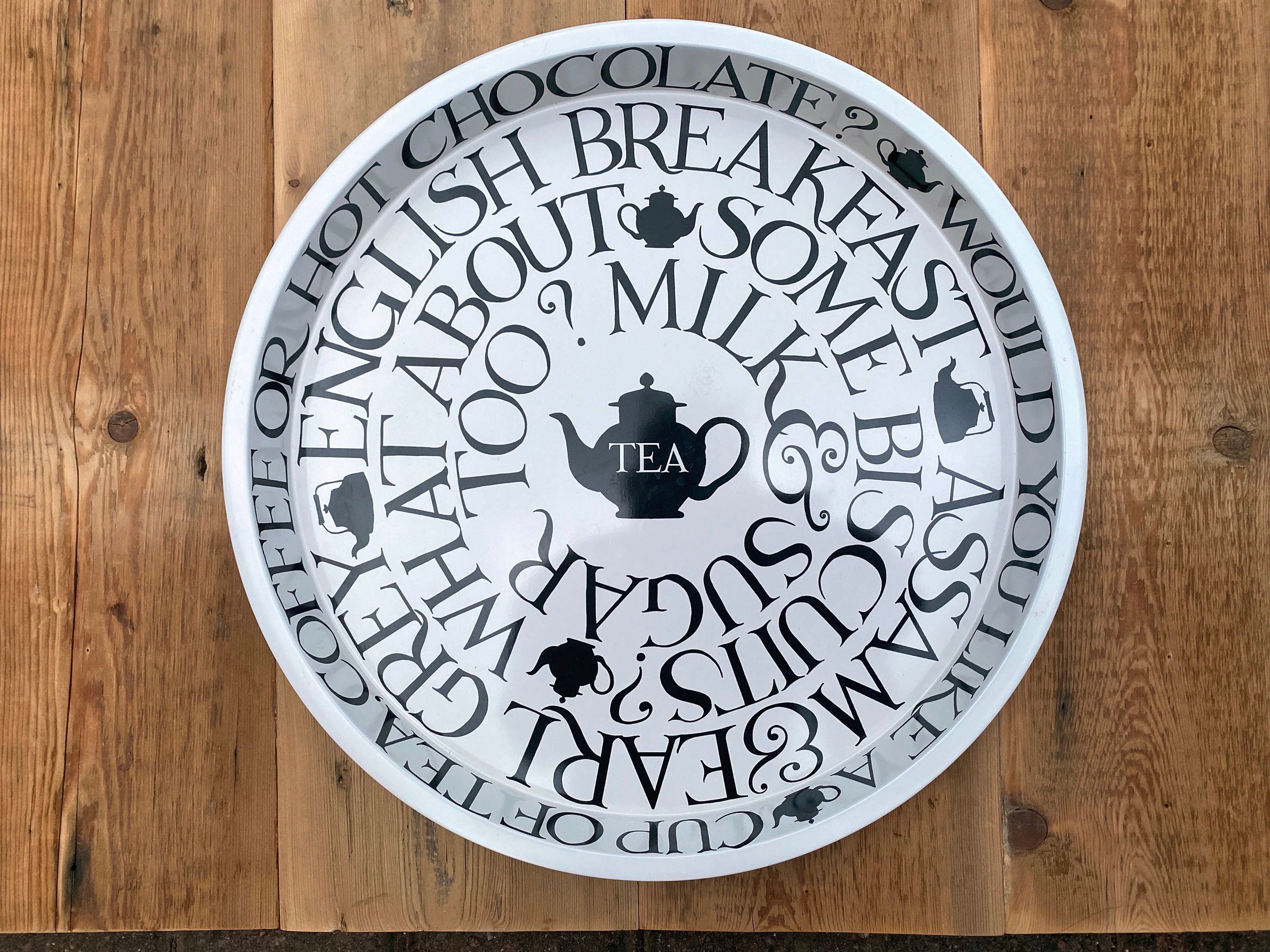 Emma Bridgewater Black Toast Tray Etsy UK