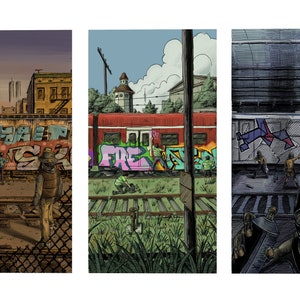 Art print of &quot;Trains of History&quot;