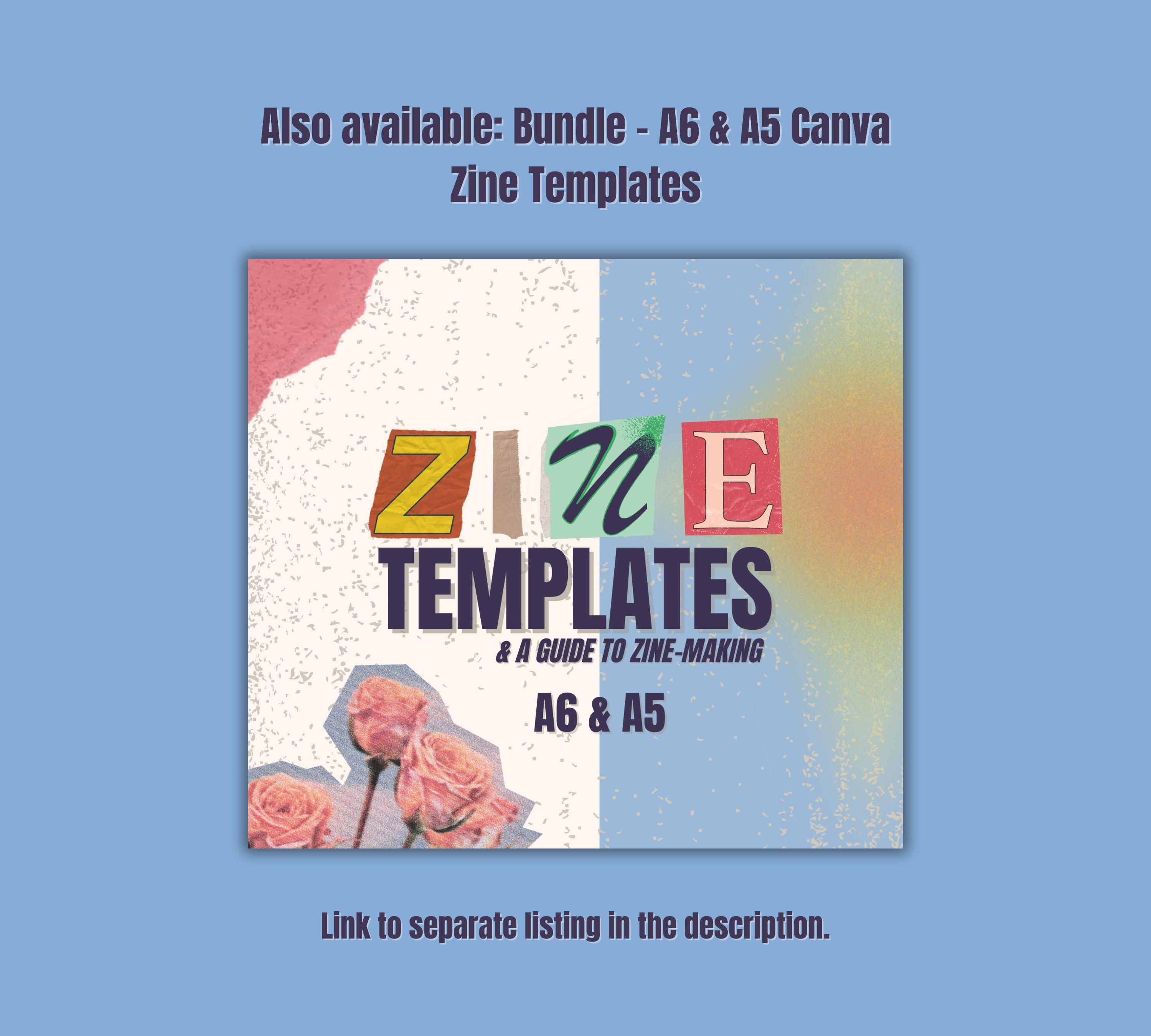 A5 Zine Templates Canva Editable Templates, A Guide to Zinemaking A5 Zine Templates Canva Editable Templates, A Guide to Zinemaking