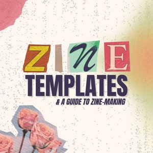 A6 Zine Templates | Canva Editable Templates, A Guide to Zine-Making, Printable Zine, Easy DIY Zine