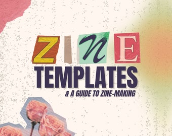 A6 Zine Templates | Canva Editable Templates, A Guide to Zine-Making, Printable Zine, Easy DIY Zine