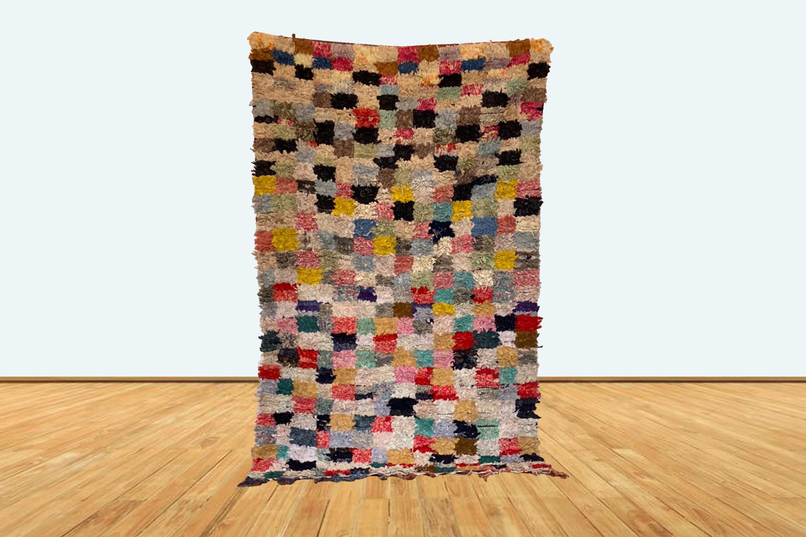 4x6 ブシェルウィットのヴィンテージ織りモロッコラグ。 - Etsy 日本