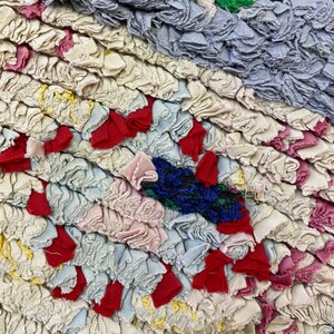 3x6 Boucherouite Moroccan Colorful Area Rug. image 2