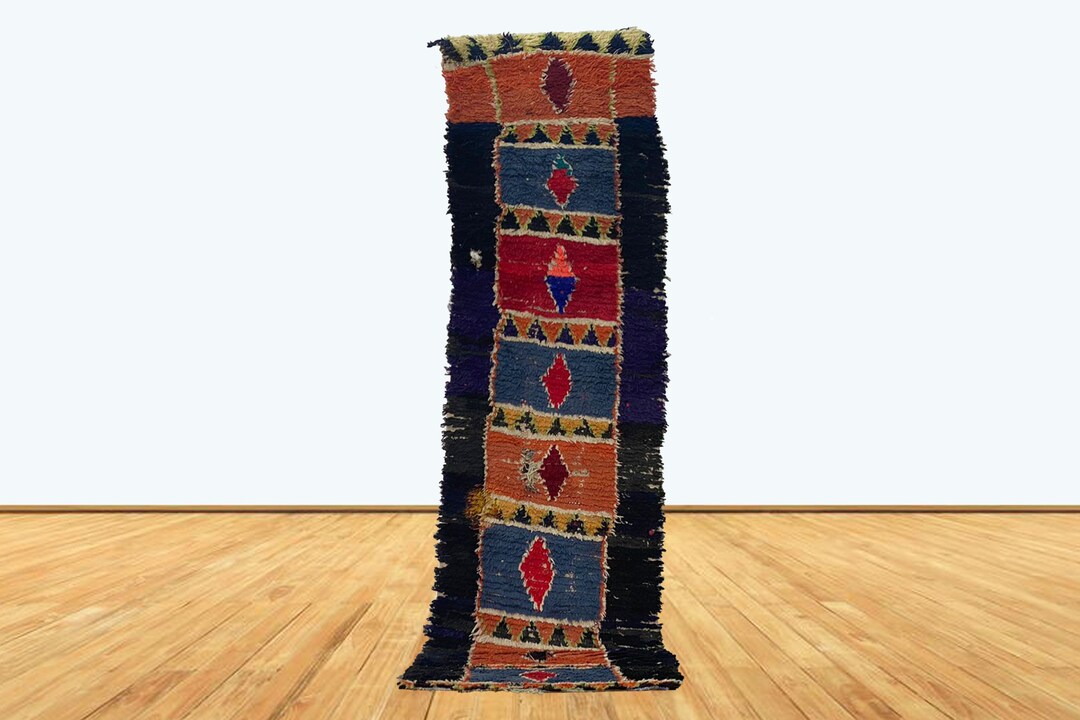 Unique Narrow Rugs 8x2 Moroccan Unique Narrow Colorful Runner Rugs. - Etsy