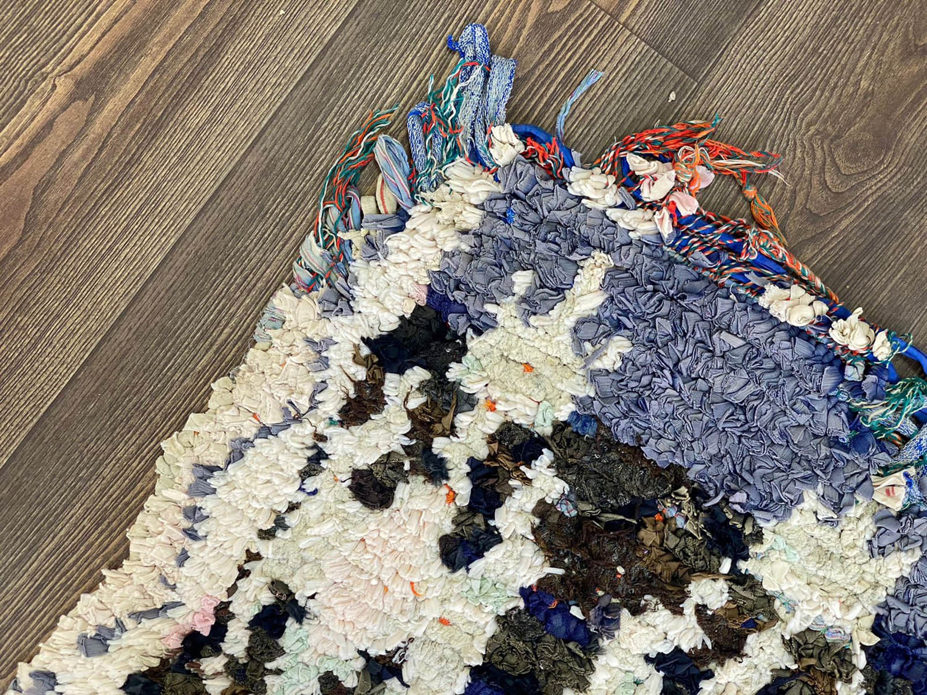 新品未使用 Moroccan boucherouite rug ポシャルウィット