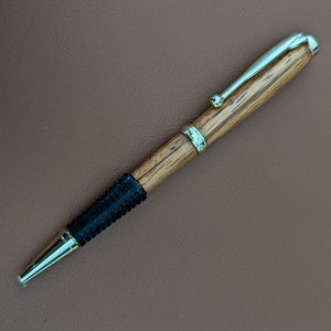 Handcrafted Zebrawood Comfort Twist Pen