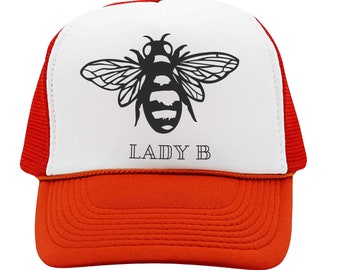 Lady Bee Trucker Hat, Unisex