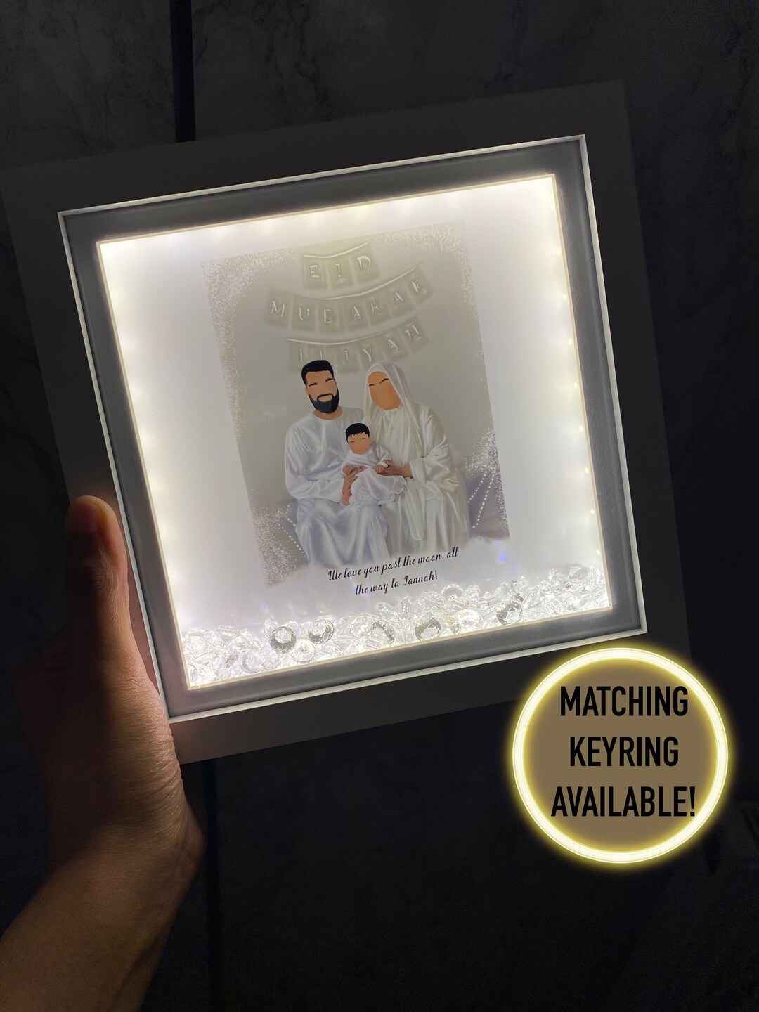 Faceless Illustration. Faceless Print. Light up Frame. Faceless ...