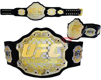 UFC Legacy Replica Belt | Adult Size, Zinc or Brass Plate