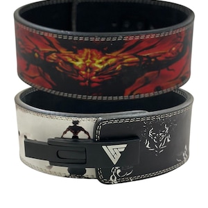 Dragon Ball Z Anime Lever Belt - Powerlifting Belt - Goku Lever Lifting Belt - Anime Gym Belt - Goku Weightlifting Belt - Goku Lever Belt