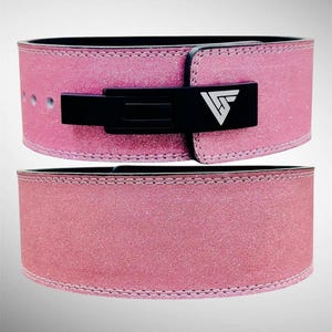 Weight Lifting Belt Pink - Etsy display picture 1
