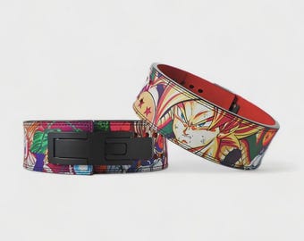 Anime Powerlifting Lever Belt | Custom Gym Strength Training