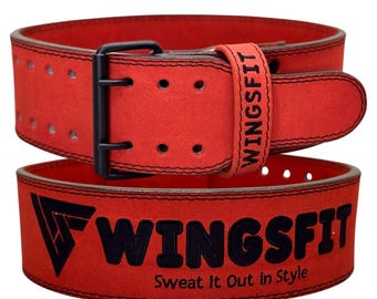 Powerlifting Belt 10mm Double Prong – Deadlift, Squat & Heavy Weight Training Support