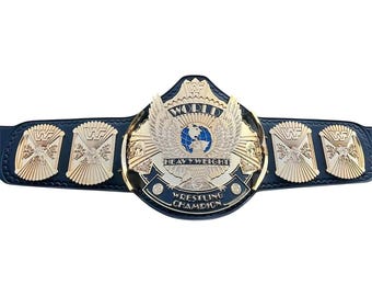 Winged Eagle Wrestling Championship Title – 24k Gold Plated, Custom Personalized Adult Size Replica