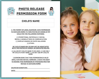 Photo Release Form Daycare Providers Consent Form Picture Permission Slip Consent Forms In Home Daycare