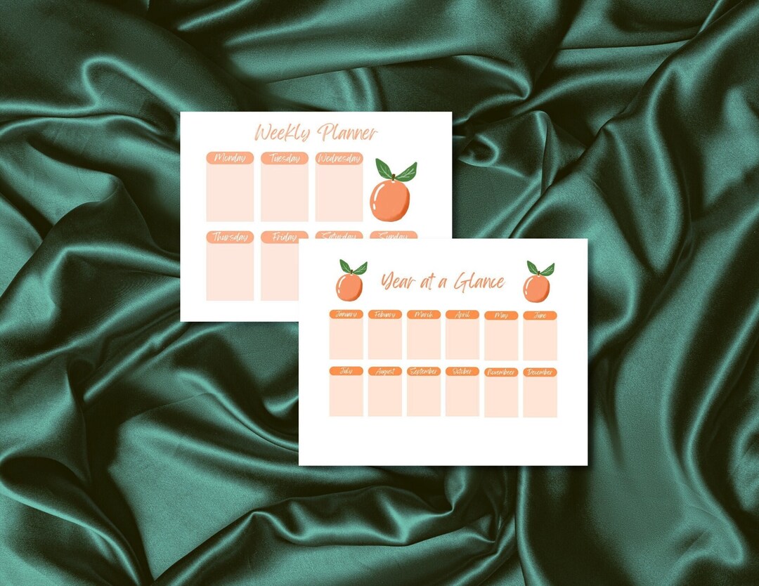 ADHD Weekly Planner Printable Bundle Adhd Monthly Planner - Etsy
