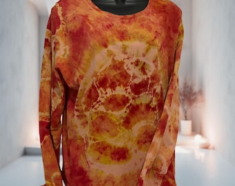 Tie Dye Shirt, Cool Short Sleeve Women’s Tie Dye Top, Trippy Shirt