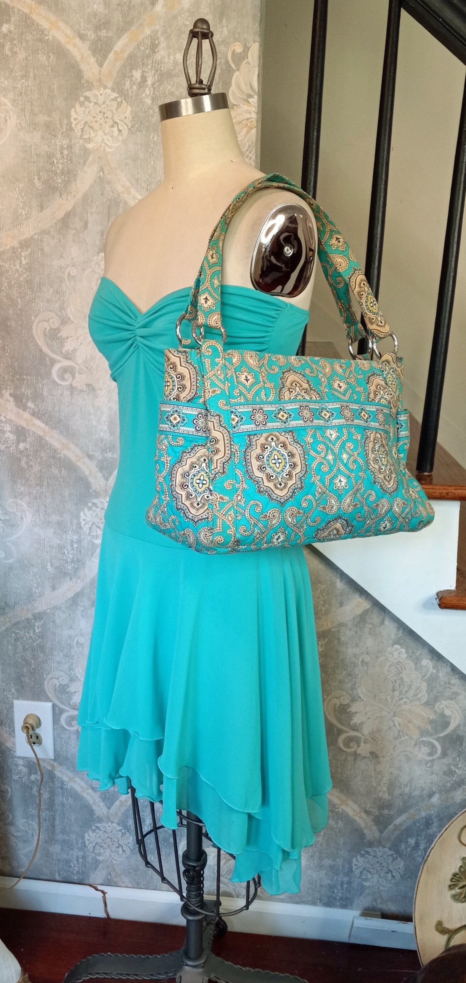 vera bradley turquoise pattern