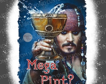 Johnny Depp MEGA PINT PNG, Justiça para Johnny Depp, Mega Pint, Download de Sublimação de Johnny Depp, Happy Hour de Johnny Depp