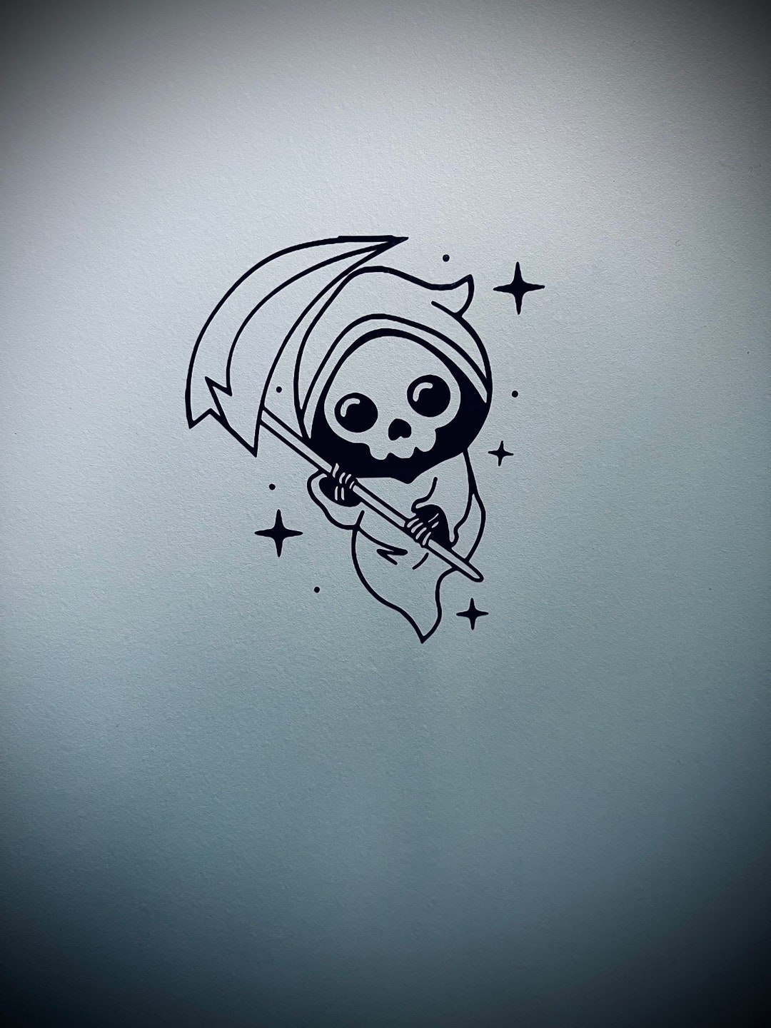 Reaper Secel Cute Reaper Decal Sticker Reaper Laptop Decal Reaper Car Decal Reaper ...