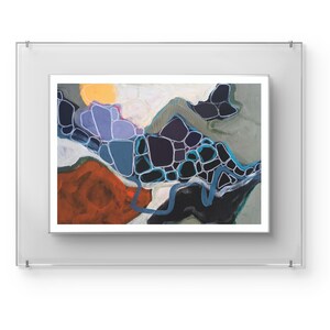 Abstract Art Poster – Colorful Modern Wall Art Print – Contemporary Home Decor