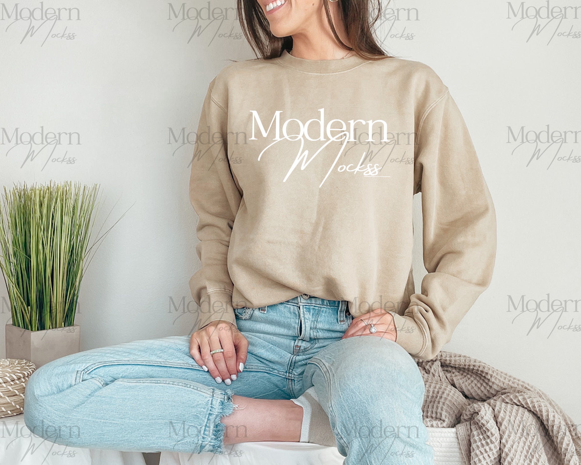 Independent Trading Co. Pigment-dyed Crewneck Sweatshirt - Etsy Canada