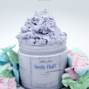 Candy Fluff whipped body butter fluff, natural moisturizer, extra whipped body butter body frosting organic body butter non greasy , healing