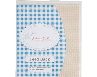 Lori Holt Vintage Cloth 14-Count Aida Feed Sack - Cross Stitch Cloth
