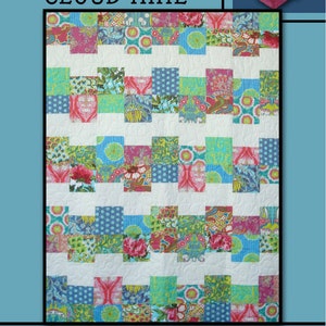 Villa Rosa Designs Cloud Nine pattern - fat quarter quilt pattern - villa rosa