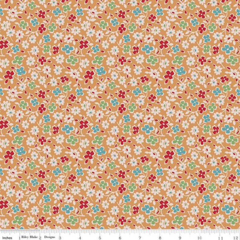 Riley Blake Lori Holt Autumn 5 Stacker cotton Fabric Charm Pack Riley Blake Charm Pack Floral 5 Stacker Baby Fabric image 2