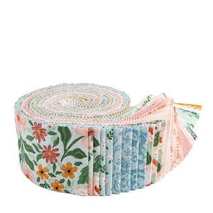 IN STOCK  Riley Blake Sweet Cotton Tales Rolie Polie - 2.5 inch strips - quilting jelly rolls - floral jelly roll - fall fabric