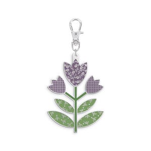 EN STOCK Lori Holt Dije de tulipán esmaltado Happy - Dije de tulipán - Lori Holt Gentler Times