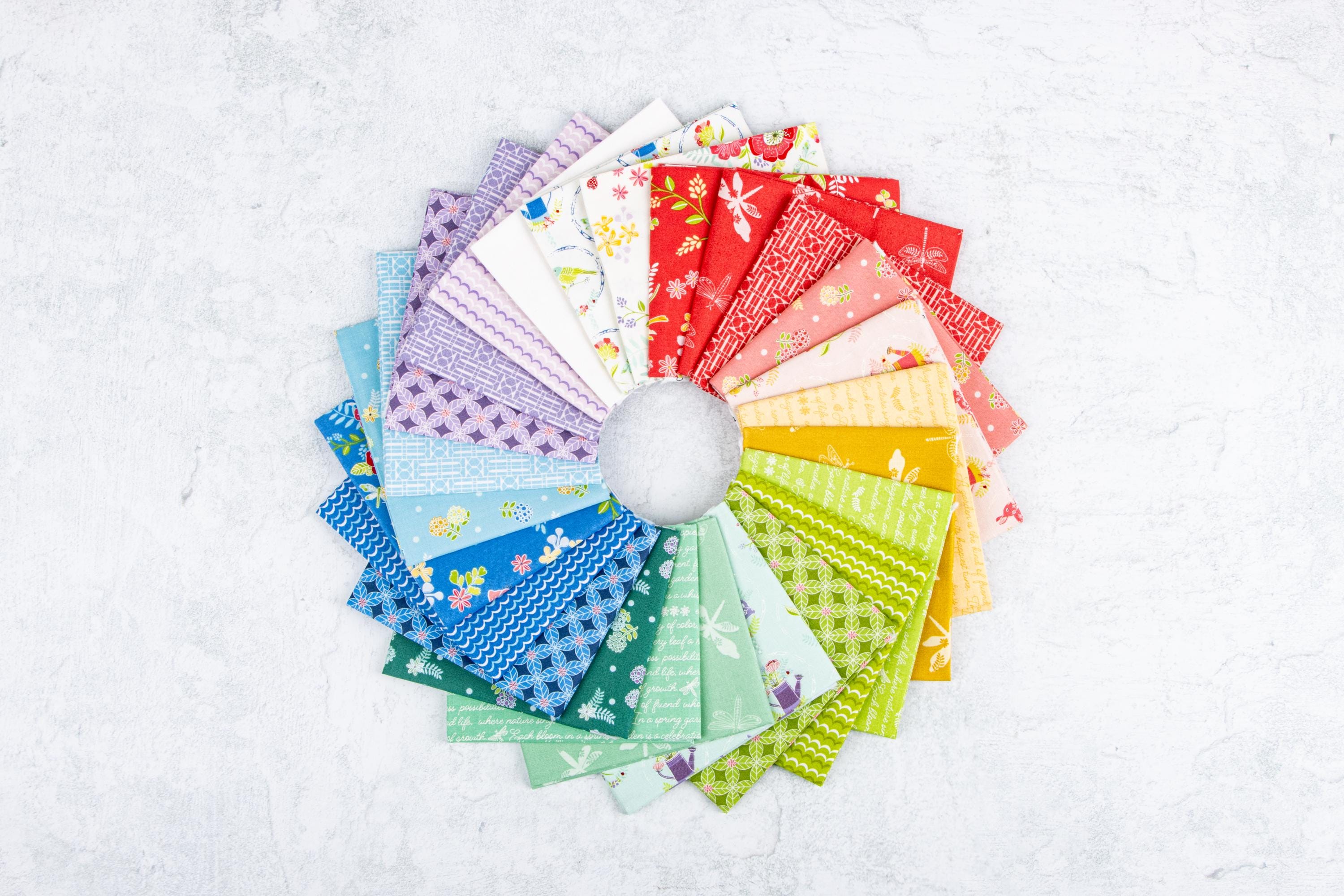 PREORDER Riley Blake Awakening Fat Quarter Bundle - Floral Fabric ...