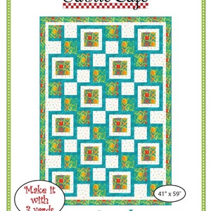 Fabric Cafe Arcade Pattern  3 Yard Quilt Pattern - Arcade Pattern - Quilt Pattern - Fabric Cafe Pattern - 3 yard quilts