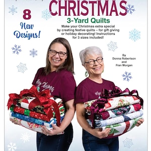 Fabric Cafe Quick Christmas 3-Yard Quilts Book - Fabric Cafe Pattern - 3 yard quilts