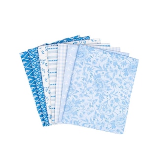 VORBESTELLUNG Riley Blake Penelope 7 teiliges Mini Fat Quarter Bundle - floraler Stoff - florale Fat Quarters - Riley Blake fat Quarter Bundle -