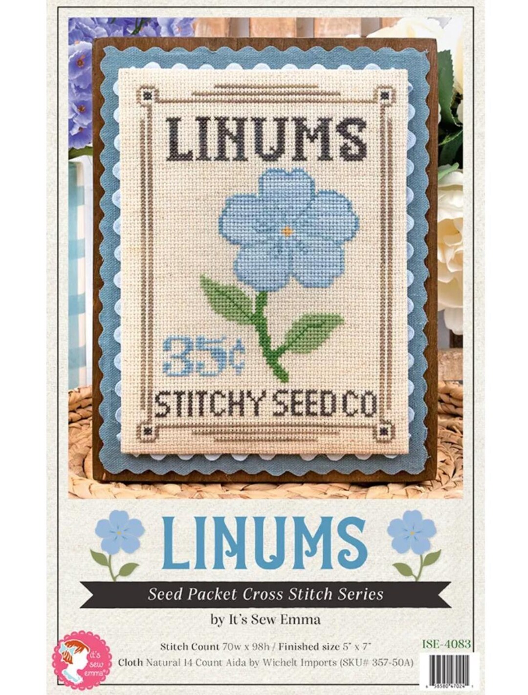 Stitch Packet Linums Seed Packet Cross Stitch Pattern by It's Sew Emma - Etsy Canada