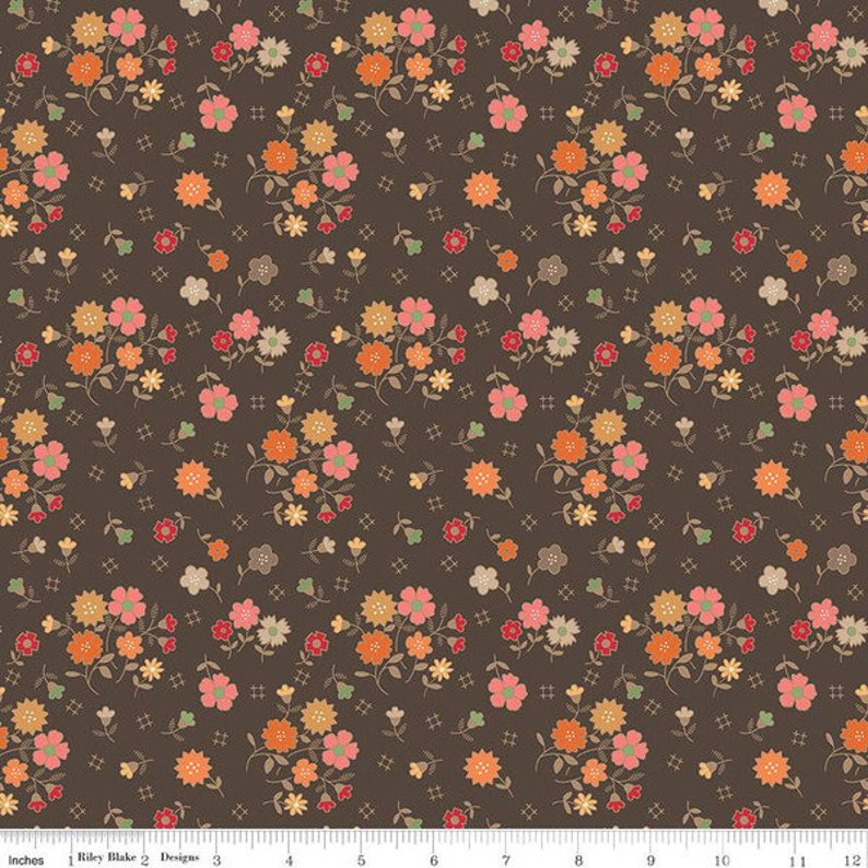 Riley Blake Lori Holt Autumn 5 Stacker cotton Fabric Charm Pack Riley Blake Charm Pack Floral 5 Stacker Baby Fabric image 3