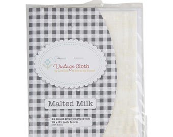 Lori Holt Vintage Cloth 14-Count Aida Malted Milk