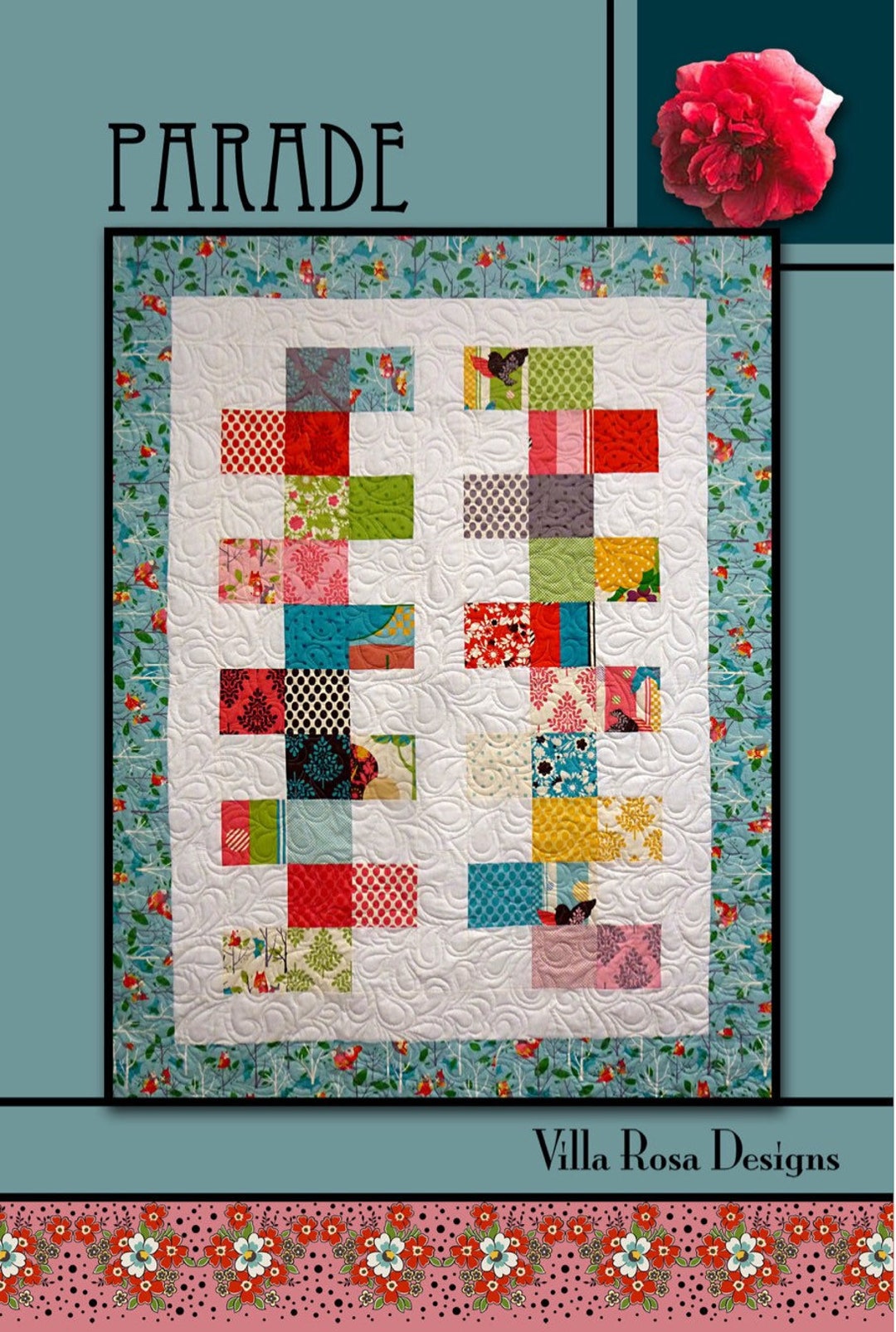 Villa Rosa Designs Parade Pattern - 5” Quilt Pattern - Villa Rosa ...