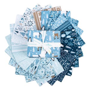 IN STOCK Riley Blake Winter Magic Fat Quarter Bundle - Riley Blake fat quarters  - Baby fat quarters - Baby Fabric