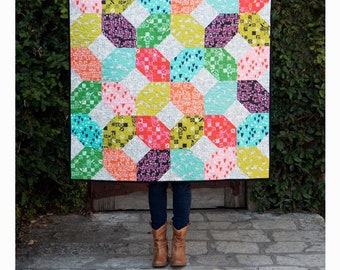 Villa Rosa Designs Asagail pattern - fat quarter quilt pattern - villa rosa