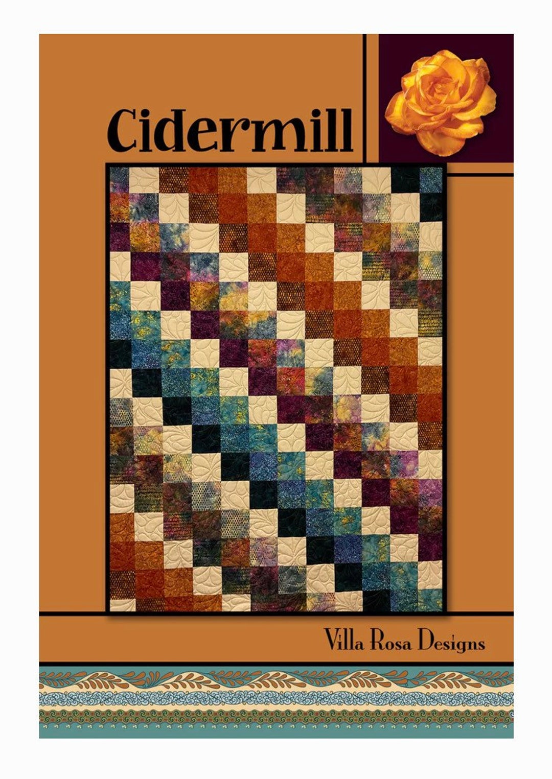 Villa Rosa Designs Cidermill Pattern - Fat Quarter Quilt Pattern ...