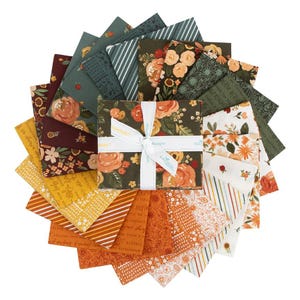 VORBESTELLUNG Riley Blake Happy Fall Days Fat Quarter Bundle - Herbst Stoff - florale Fat Quarters - Riley Blake fat Quarter Bundle -