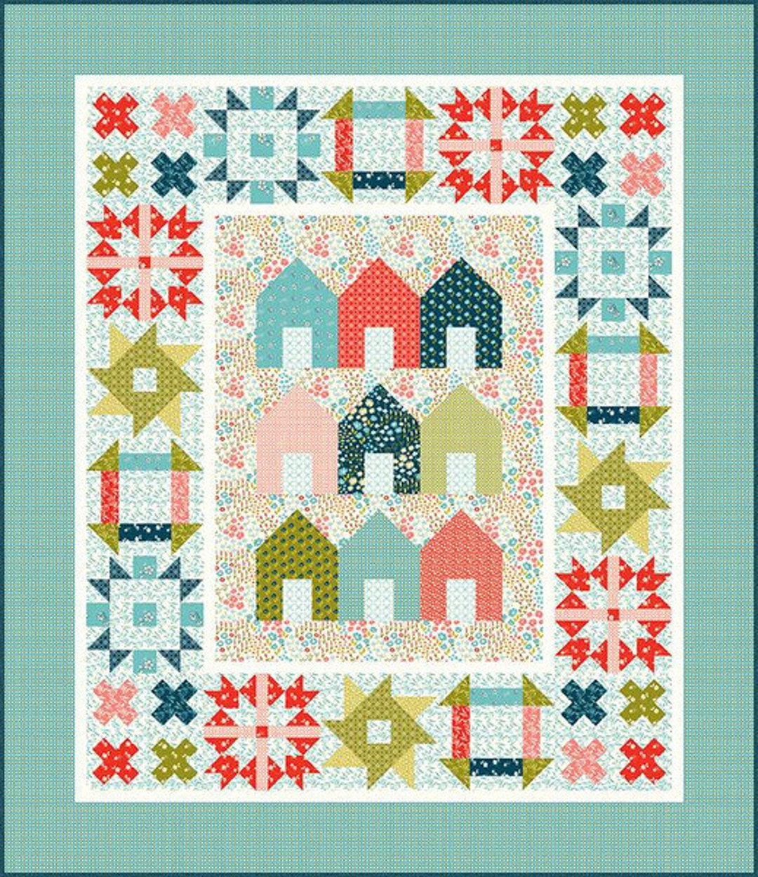 Sandy Gervais to Each Their Home Quilt Pattern Fat Quarter Pattern ...