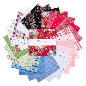 IN STOCK Riley Blake Cloudburst layer Cake - 10 ” Stacker - Floral Layer Cake - Baby Fabric - floral fabric