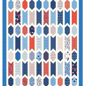 Sandy Gervais Badge of Honor Quilt  Pattern - Layer Cake Friendly Quilt Pattern